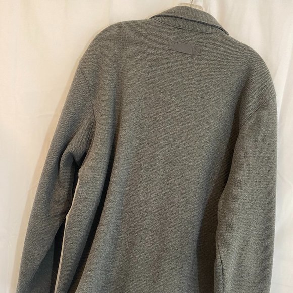 Duluth Trading Gray Long Sleeve Sherpa Lined Sweater Jacket NWOT Men's Size L - Picture 9 of 12